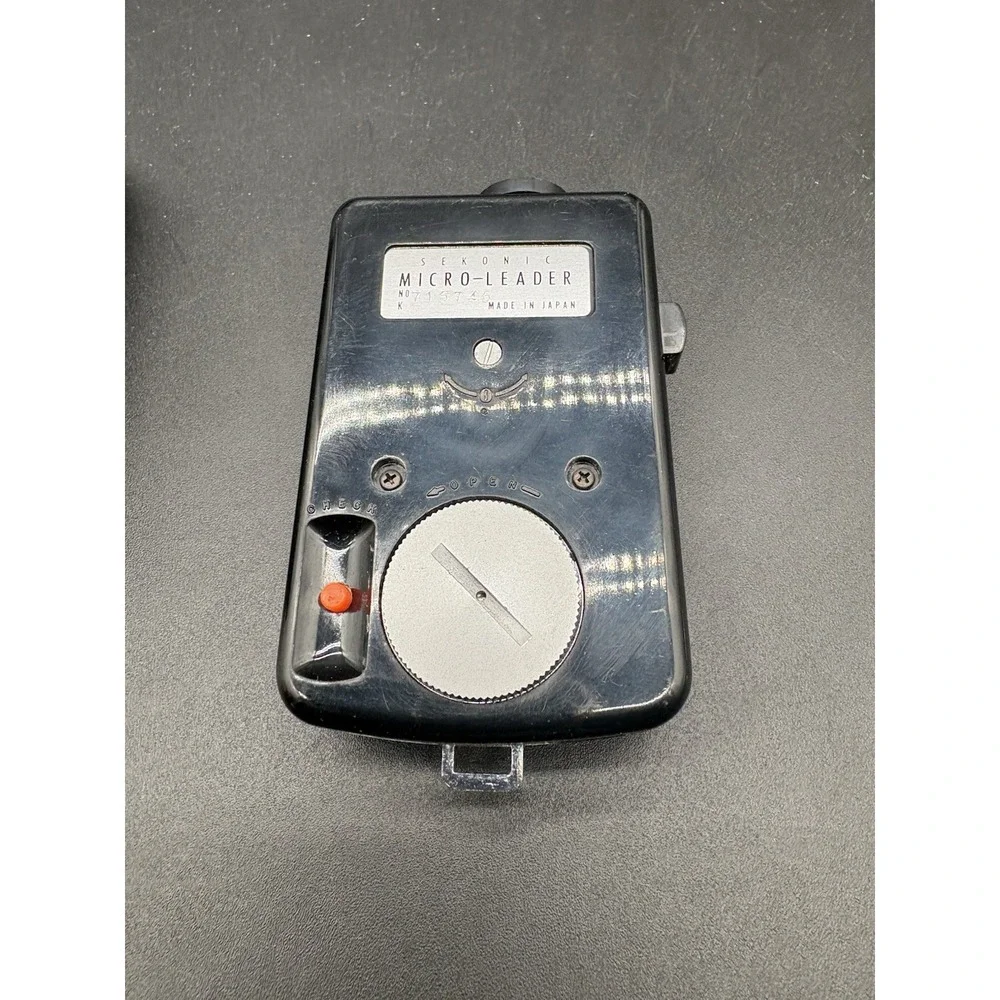 Vintage Sekonic MicroLeader L-98 Analog Light Meter + Leather Case Japan